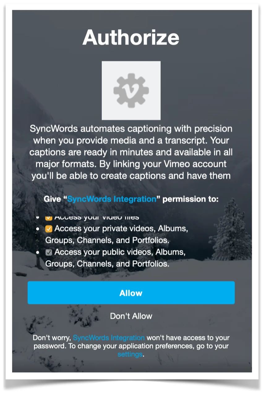 Strumento di sottotitolazione SyncWords