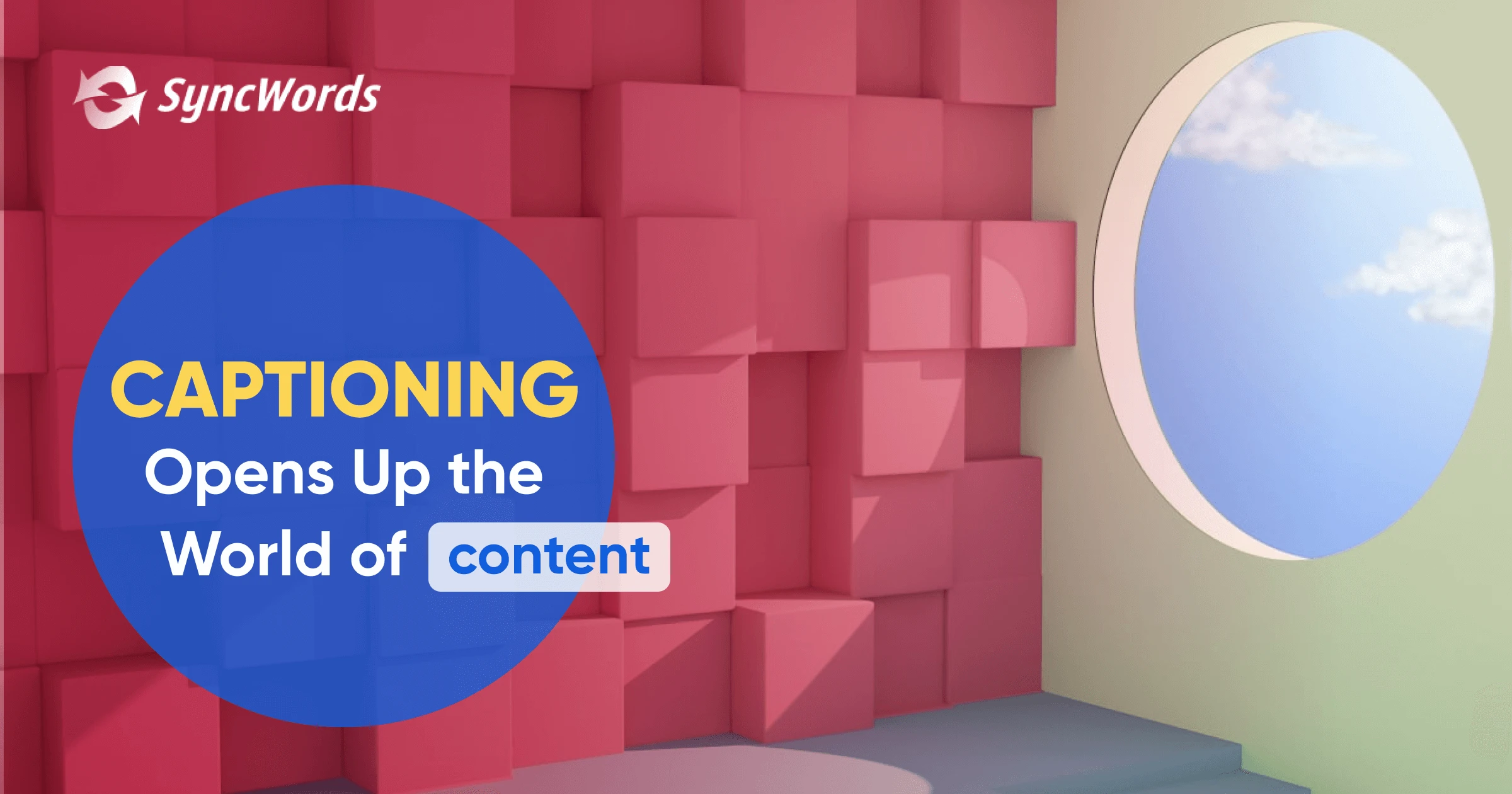 Captioning Content window