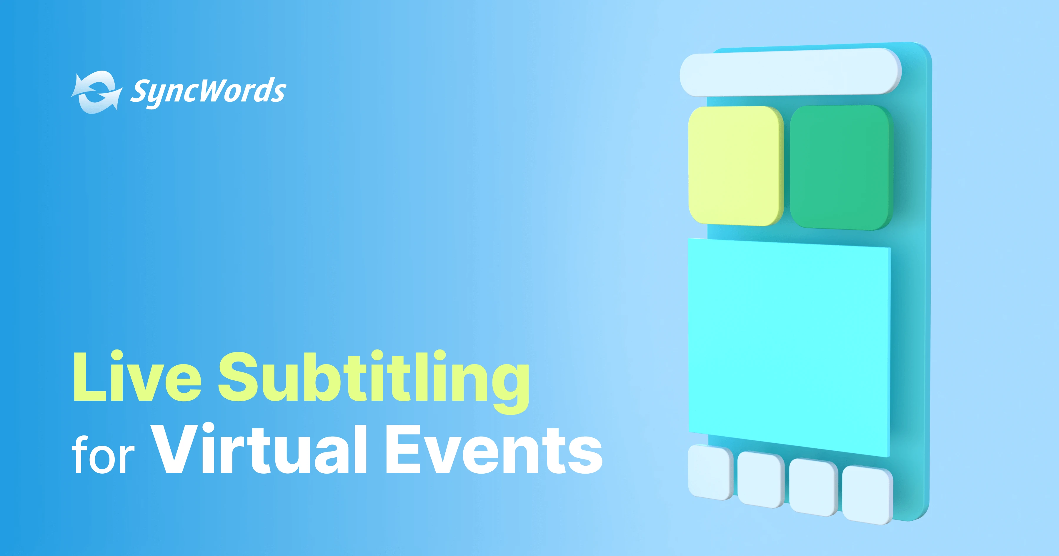 Subtítulos para eventos virtuales
