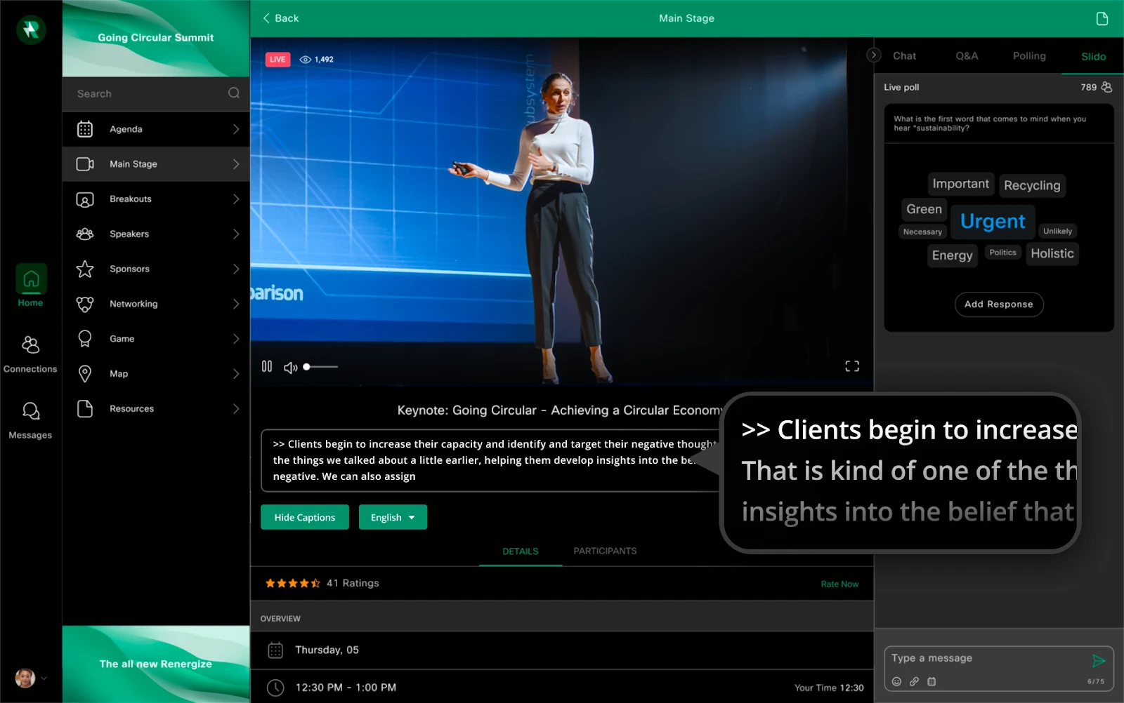 Sottotitoli SyncWords sulla piattaforma Webex