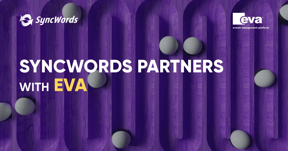 SyncWords and EVA partnership