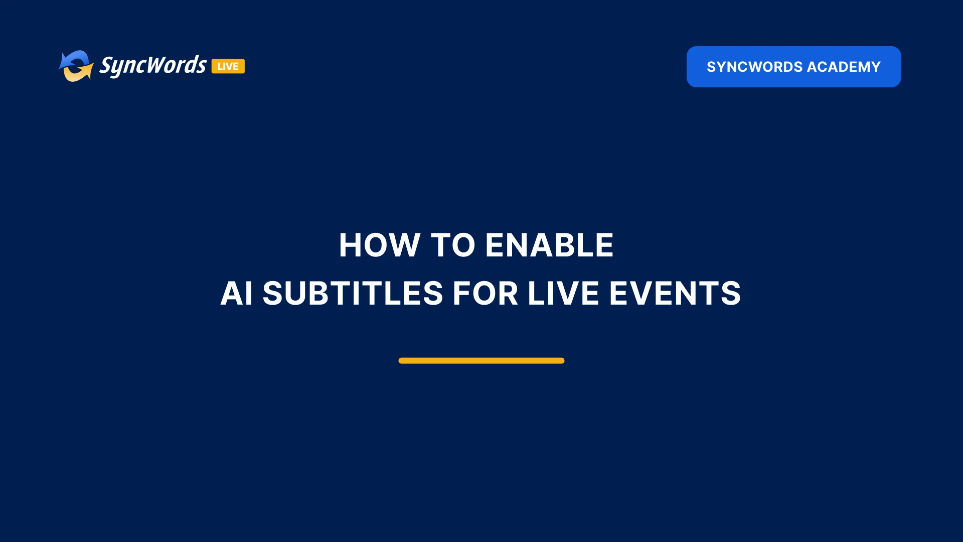 Come attivare i sottotitoli tradotti con IA per un evento in diretta